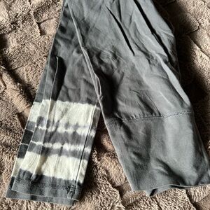 Aerie Black and White Tie-Dye Joggers